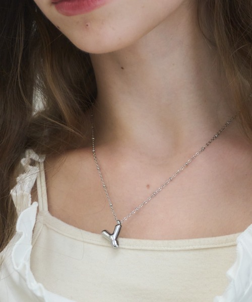 Birthday room（バースデイルーム）の「イニシャルネックレス/initial necklace（ネックレス・レディース・A/S/M/Y/K・FREE）」の5枚目の写真