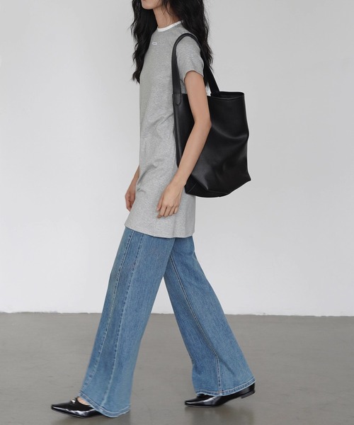 EIGHTHMONTH(エイスマンス)の「セミフレアジーンズ EM25a039【EIGHTHMONTH】(デニムパンツ・レディース・ブルー・M/S/L)」の6枚目の写真