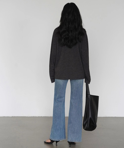 EIGHTHMONTH(エイスマンス)の「セミフレアジーンズ EM25a039【EIGHTHMONTH】(デニムパンツ・レディース・ブルー・M/S/L)」の11枚目の写真