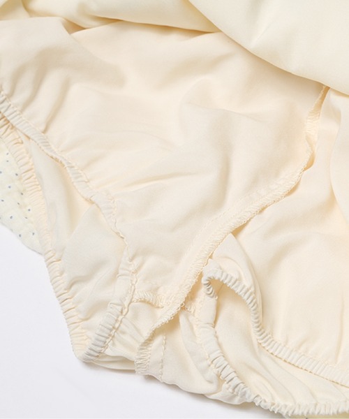 LA POMME petit(ラポミ・プチ)の「Bow-Trimmed Dot Bubble Skirt(スカート・レディース・アイボリー・SMALL/MEDIUM)」の6枚目の写真
