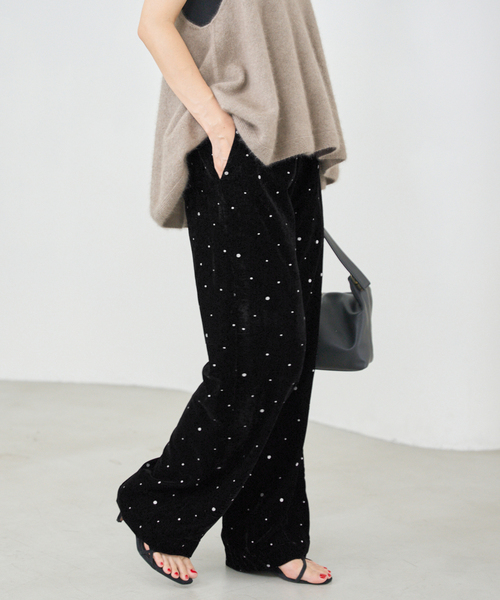 セール】COUTURE D'ADAM/クチュールドアダム Glitter PT ベロア