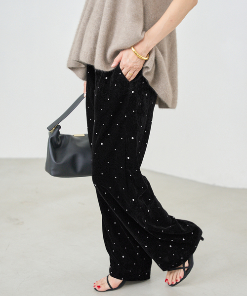 セール】COUTURE D'ADAM/クチュールドアダム Glitter PT ベロア