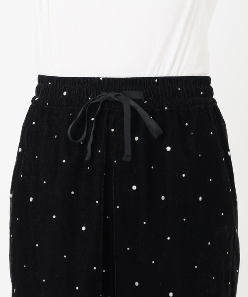 COUTURE D'ADAM/クチュールドアダム Glitter PT ベロアイージーパンツ