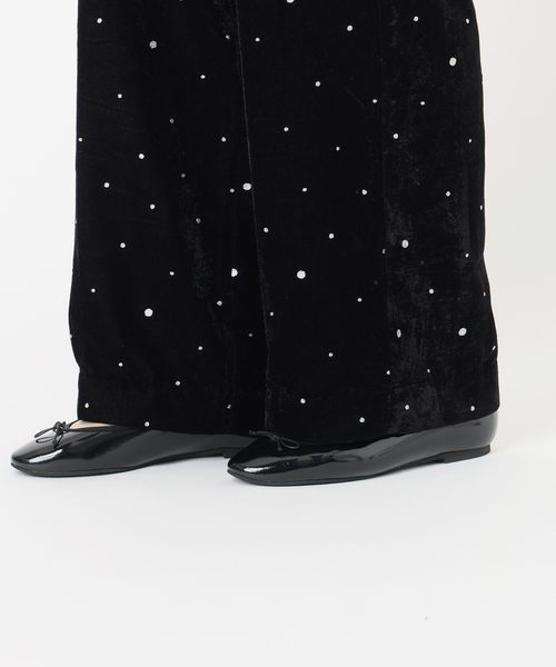 COUTURE D'ADAM クチュールドアダム ベロア パンツ イエナ イエナ IENA 《予約》COUTURE D'ADAM/クチュールドアダム