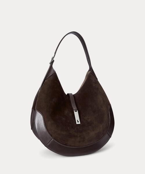 Polo ID スエード ラージ ショルダー バッグ（ショルダーバッグ