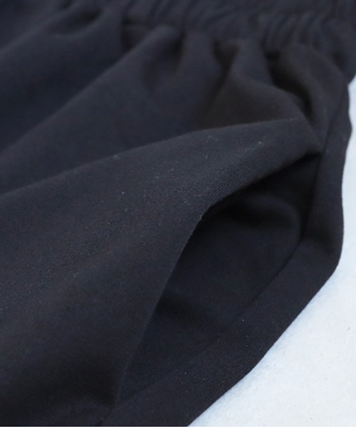antiqua(アンティカ)の「ドット×ストライプ切替ワイドパンツ(その他パンツ・レディース・ブラック・MEDIUM/LARGE)」の20枚目の写真