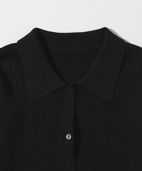 Firsthand（ファーストハンド）の「Firsthand/ファーストハンド 機能性素材 シルク入り ニットポロ ボリュームスリーブ ニット カーディガン / 抗ピル / マシンウォッシャブル（カーディガン/ボレロ・レディース・ブラック/グレー/レッド・ﾌﾘ-）」の18枚目の写真