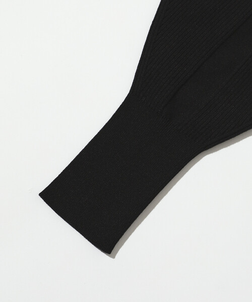 Firsthand（ファーストハンド）の「Firsthand/ファーストハンド 機能性素材 シルク入り ニットポロ ボリュームスリーブ ニット カーディガン / 抗ピル / マシンウォッシャブル（カーディガン/ボレロ・レディース・ブラック/グレー/レッド・ﾌﾘ-）」の16枚目の写真