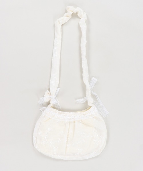 SPINNS（スピンズ）の「レースショルダーバッグ/ローズ（ショルダーバッグ・レディース・アイボリー・ONESIZE）」の11枚目の写真