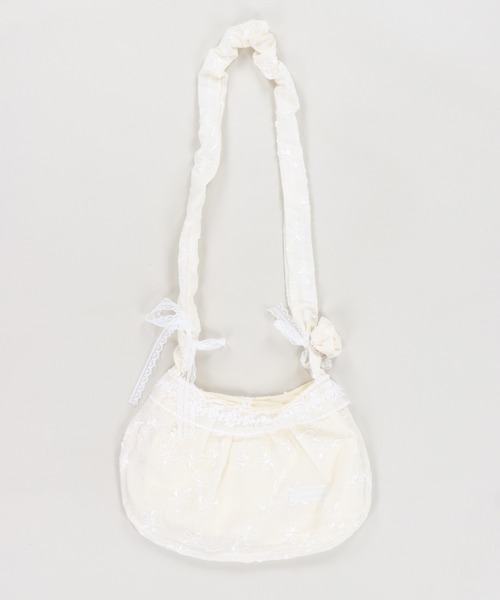 SPINNS（スピンズ）の「レースショルダーバッグ/ローズ（ショルダーバッグ・レディース・アイボリー・ONESIZE）」の10枚目の写真