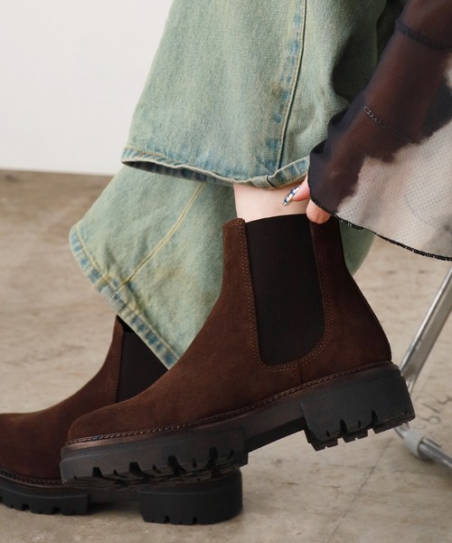 セール】ENESS/エネス ニューチェルシーブーツ サイドゴアブーツ 厚底