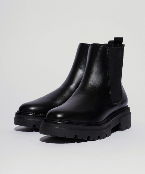 eness（エネス）の「ENESS/エネス ニューチェルシーブーツ サイドゴアブーツ　厚底（ブーツ・メンズ・ブラック/ブラウン・36/37/38/39）」の4枚目の写真