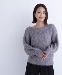 ◇ミックスカラーヘアリーニット