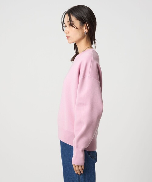 green label relaxing（グリーンレーベルリラクシング）の「W/AC パフニット プルオーバー ウォッシャブル（ニット/セーター・レディース・オフホワイト/ライトブルー/ライトピンク/ダークグレー・FREE）」の20枚目の写真