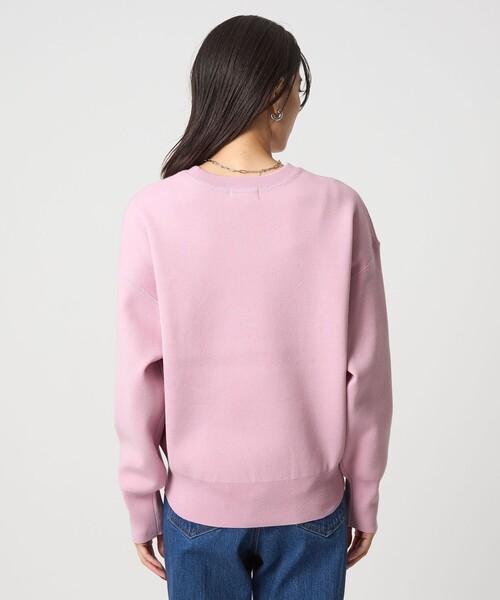 green label relaxing（グリーンレーベルリラクシング）の「W/AC パフニット プルオーバー ウォッシャブル（ニット/セーター・レディース・オフホワイト/ライトブルー/ライトピンク/ダークグレー・FREE）」の21枚目の写真