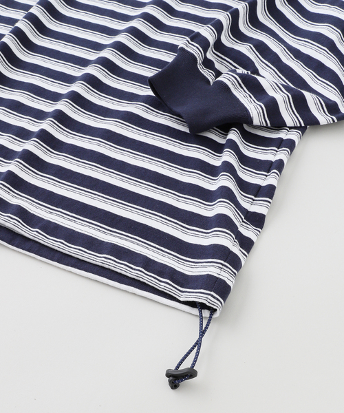 is-ness(イズネス)の「is-ness / イズネス BALLOON STRIPES LONG SLEEVE T-SH(Tシャツ/カットソー・メンズ・ブラック系その他/グリーン系その他/ダークブルー/ライトグレー・LARGE/MEDIUM)」の14枚目の写真