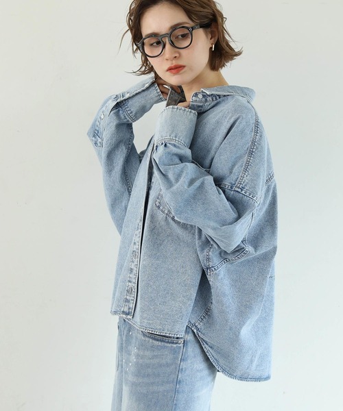 バック刺繍デニムシャツ（シャツ/ブラウス）｜Gready Brilliant