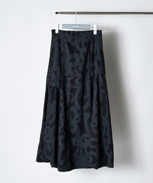 "Chain Flower" Print Skirt / チェーンフラワープリントスカート
