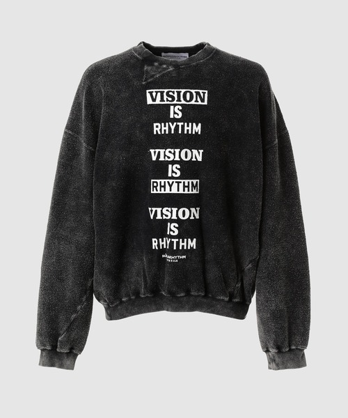 NOMA t.d.（ノーマティーディー）の「Hand Dye Danny Square Twist Sweat/Hand Dye Danny Slogan Twist Sweat（スウェット・メンズ・ブラック系その他/ブラック系その他2・3）」の2枚目の写真