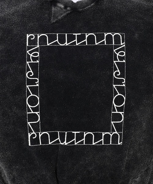 NOMA t.d.（ノーマティーディー）の「Hand Dye Danny Square Twist Sweat/Hand Dye Danny Slogan Twist Sweat（スウェット・メンズ・ブラック系その他/ブラック系その他2・3）」の5枚目の写真