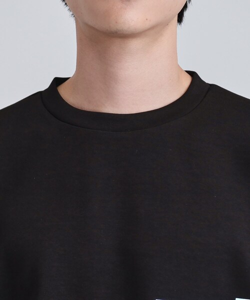 tk.TAKEO KIKUCHI（ティーケータケオキクチ）の「長袖 サイドスタックプリントカットソー（Tシャツ/カットソー・メンズ・ブラウン系その他/ブラック/ホワイト・02/03）」の20枚目の写真