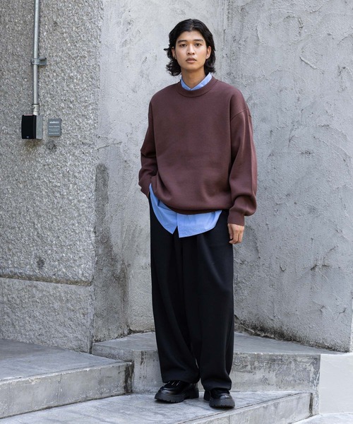 RAGEBLUE（レイジブルー）の「スウェットイージーコクーンパンツ（スウェットパンツ・メンズ・ブラウン/グレー/ブラック・MEDIUM/LARGE）」の5枚目の写真