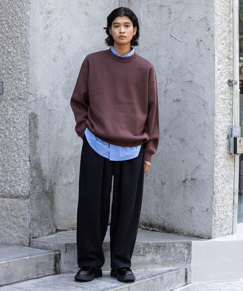 RAGEBLUE（レイジブルー）の「スウェットイージーコクーンパンツ（スウェットパンツ・メンズ・ブラウン/グレー/ブラック・MEDIUM/LARGE）」の4枚目の写真