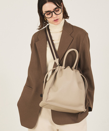 moonjule レザーメッシュバッグ Lサイズ（ショルダーバッグ）｜quadro