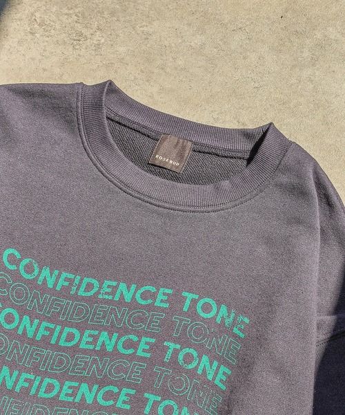 ROSE BUD（ローズバッド）の「SHORT LENGTH SWEAT TOP（スウェット・レディース・ピンク/ネイビー/オフホワイト・ONE SIZE）」の9枚目の写真