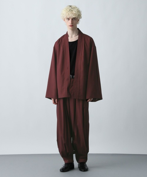 HARE(ハレ)の「【SET UP対応】YOSEバレルパンツ(HARE)(その他パンツ・メンズ・ブラック/グレー系その他/レッド・SMALL/MEDIUM)」の10枚目の写真