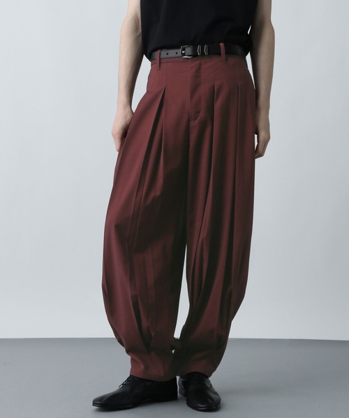 HARE(ハレ)の「【SET UP対応】YOSEバレルパンツ(HARE)(その他パンツ・メンズ・ブラック/グレー系その他/レッド・SMALL/MEDIUM)」の15枚目の写真