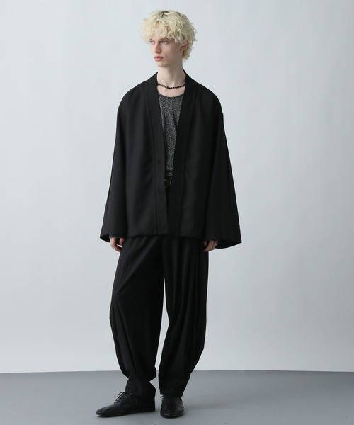 HARE(ハレ)の「【SET UP対応】YOSEバレルパンツ(HARE)(その他パンツ・メンズ・ブラック/グレー系その他/レッド・SMALL/MEDIUM)」の4枚目の写真