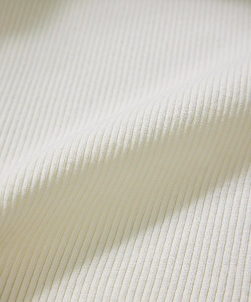 VIS（ビス）の「オフショルダーモチモチリブニット（ニット/セーター・レディース・ブラック/ダークブラウン/グレー/オフホワイト/グリーン系その他・FREE）」の17枚目の写真