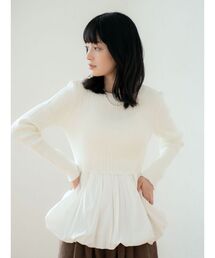 Ungrid | バルーンデザインバックオープンニット(ニット/セーター)