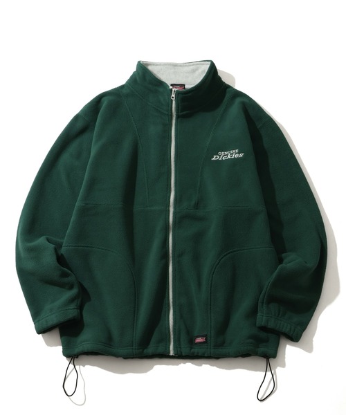 Dickies(ディッキーズ)の「【GENUINE DICKIES/ジェニュインディッキーズ】フリース ドロスト スタンドネック ジップアップブルゾン(ブルゾン・メンズ・スミクロ/ネイビー/グリーン/アッシュグレー・M/XL/L)」の20枚目の写真