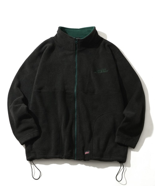 Dickies(ディッキーズ)の「【GENUINE DICKIES/ジェニュインディッキーズ】フリース ドロスト スタンドネック ジップアップブルゾン(ブルゾン・メンズ・スミクロ/ネイビー/グリーン/アッシュグレー・M/XL/L)」の18枚目の写真