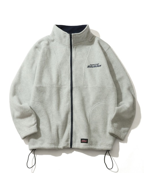 Dickies(ディッキーズ)の「【GENUINE DICKIES/ジェニュインディッキーズ】フリース ドロスト スタンドネック ジップアップブルゾン(ブルゾン・メンズ・スミクロ/ネイビー/グリーン/アッシュグレー・M/XL/L)」の19枚目の写真