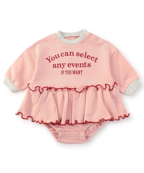 BREEZE（ブリーズ）の「【リンク】Girl'ｓカレッジボディオール（ロンパース・キッズ・アイボリー/ピンク・70/80）」の5枚目の写真