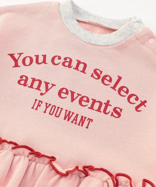 BREEZE（ブリーズ）の「【リンク】Girl'ｓカレッジボディオール（ロンパース・キッズ・アイボリー/ピンク・70/80）」の10枚目の写真