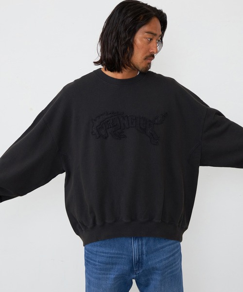 Lee(リー)の「Wrangler/ラングラー ユーズドパッチスウェット(スウェット・レディース・チャコールグレー/グレー・SMALL)」の18枚目の写真