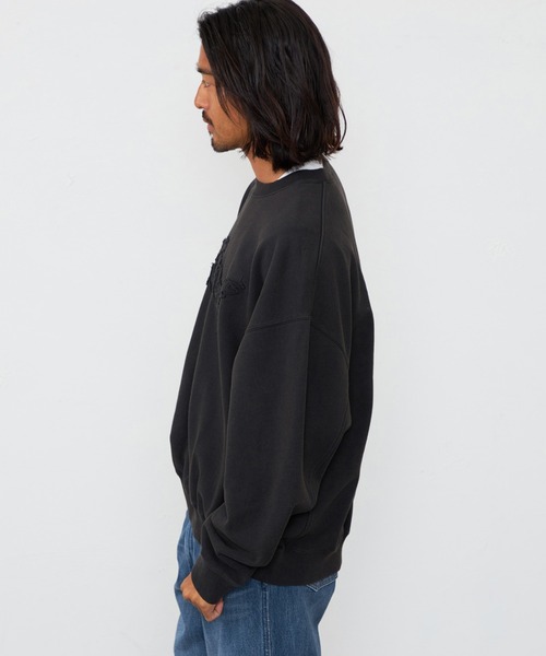 Lee(リー)の「Wrangler/ラングラー ユーズドパッチスウェット(スウェット・レディース・チャコールグレー/グレー・SMALL)」の21枚目の写真