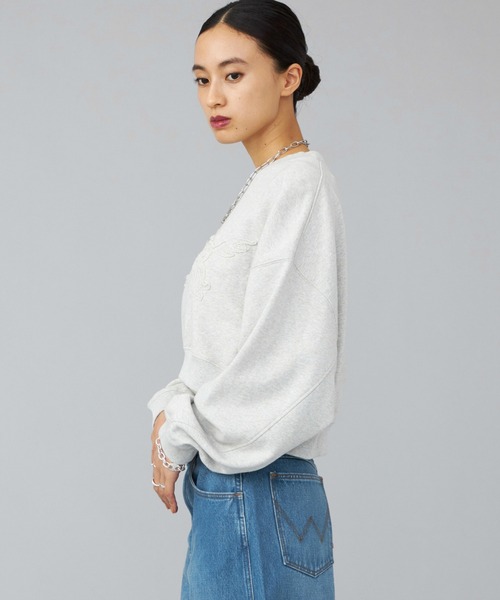 Lee(リー)の「Wrangler/ラングラー ユーズドパッチスウェット(スウェット・レディース・チャコールグレー/グレー・SMALL)」の15枚目の写真