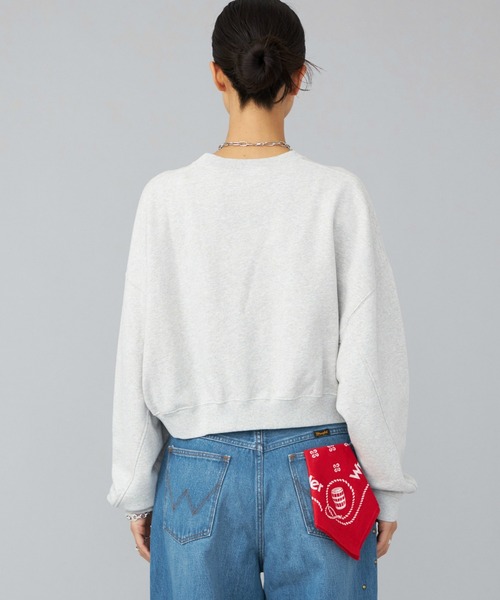 Lee(リー)の「Wrangler/ラングラー ユーズドパッチスウェット(スウェット・レディース・チャコールグレー/グレー・SMALL)」の11枚目の写真