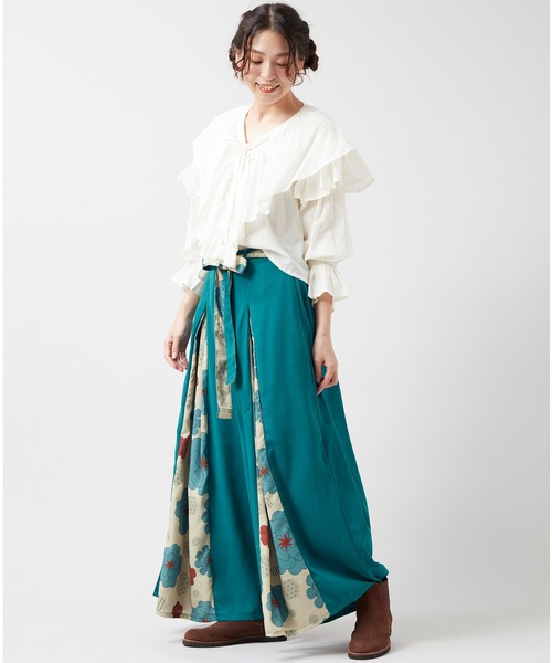 チャイハネ（チャイハネ）の「【チャイハネ】ガウリカWAYトップス（その他トップス・レディース・ピンク/ホワイト/ブルー・FREE）」の9枚目の写真