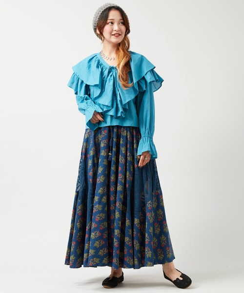 チャイハネ（チャイハネ）の「【チャイハネ】ガウリカWAYトップス（その他トップス・レディース・ピンク/ホワイト/ブルー・FREE）」の12枚目の写真