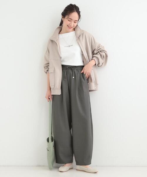 DRESKIP(ドレスキップ)の「【S-LL】お顔周りを美しく見せる ボートネックロンT(Tシャツ/カットソー・レディース・ホワイト系1/ダークブラウン系/ブラック系1/ピンク系2・01/02/03/04)」の14枚目の写真