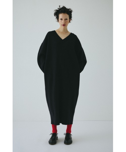 美品 Curensology Vネックニットワンピース 定価3.2 美品 Curensology Vネックニットワンピース 定価3.2 - メルカリ