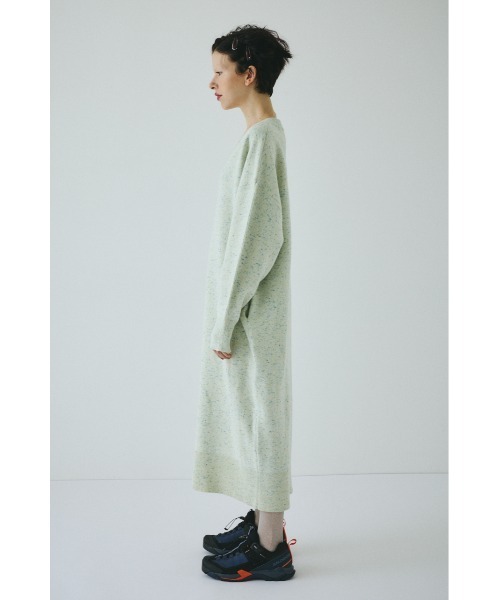 セール】V neck knit one piece Vネックニットワンピース（ワンピース