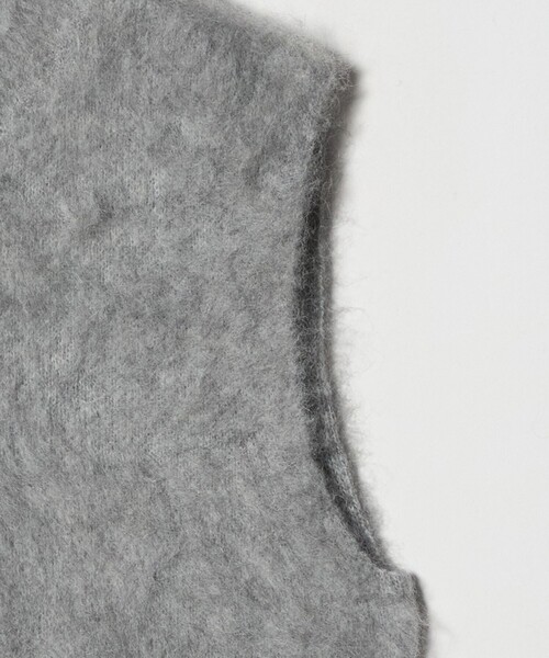 MARW UNITED ARROWS（マルゥ ユナイテッドアローズ）の「＜MARW UNITED ARROWS＞シャギー ニットベスト（ベスト・レディース・オレンジ/ブラック/ライトグレー・FREE）」の19枚目の写真