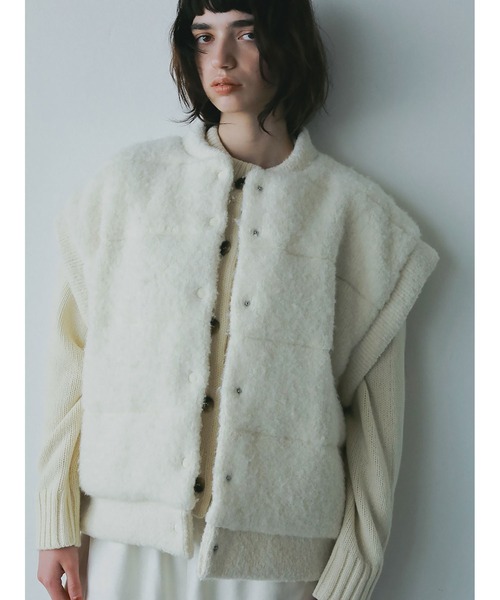 Shinzone アルパカニットベスト　オフホワイト シンゾーン アルパカベスト 美品！THE SHINZONEザシンゾーン アルパカ